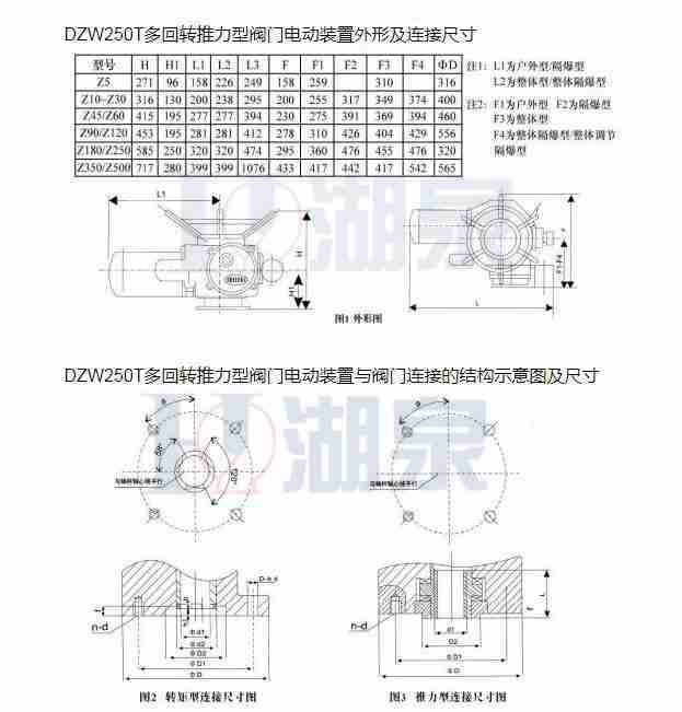 DZW10-24W/Z/T 推力型電動執行器